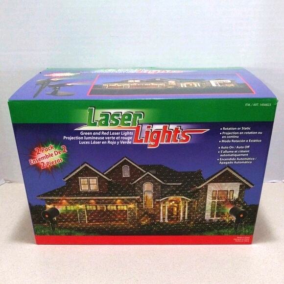LASER LIGHT 2 PACK OF GREEN/RED, RED, OR JUST GREEN LASER LIGHTS - Picture 1 of 5
